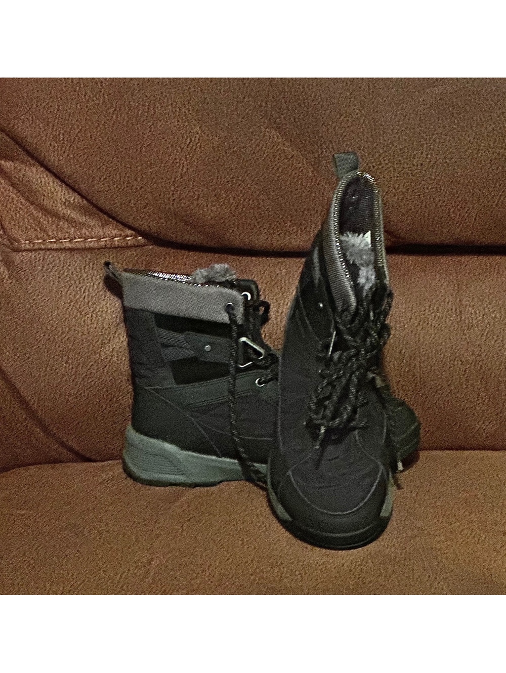 Columbia Women's Minx Shorty Winter Snow Boots Black Size 7 Waterproof